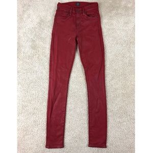 CoH Metallic ROCKET Slick High Rise Skinny Jeans